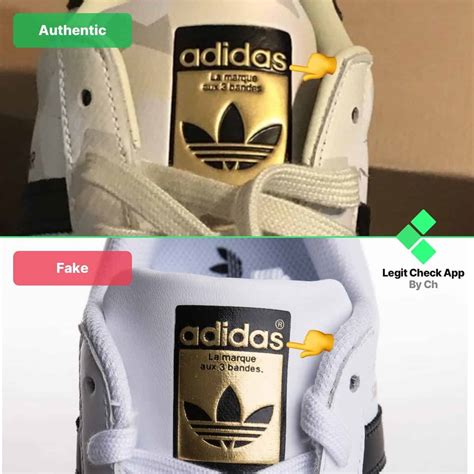 real adidas shoes vs fake|Adidas authentic badge.